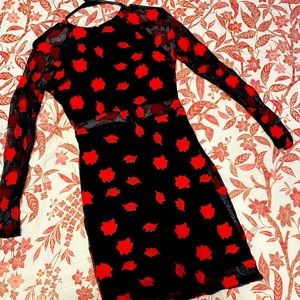 Material Girl Mesh Illusion Dress